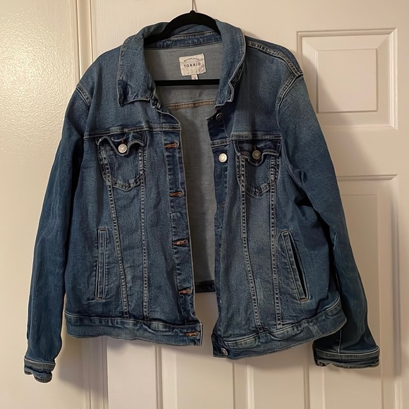 torrid Jackets & Blazers - Torrid Dark wash Jean jacket
